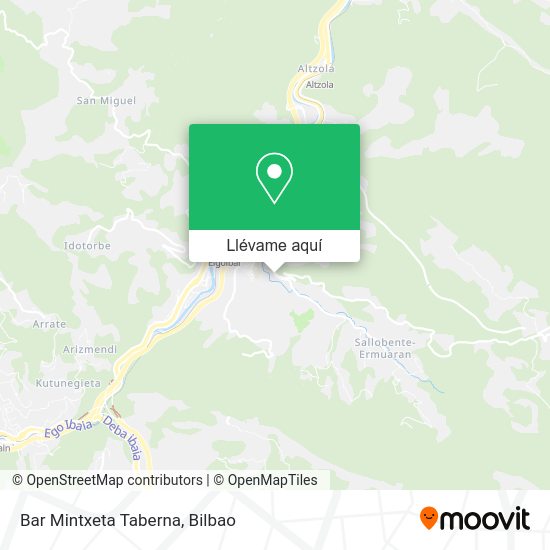 Mapa Bar Mintxeta Taberna