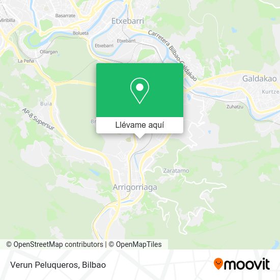 Mapa Verun Peluqueros