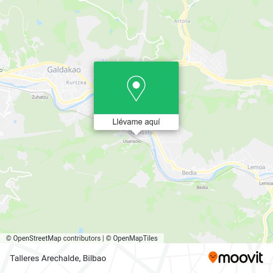 Mapa Talleres Arechalde