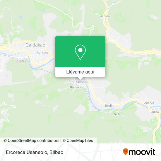 Mapa Ercoreca Usansolo
