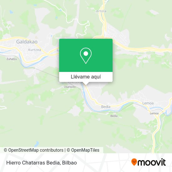 Mapa Hierro Chatarras Bedia