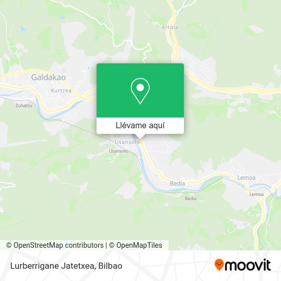 Mapa Lurberrigane Jatetxea
