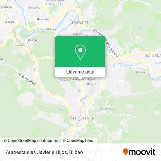 Mapa Autoescuelas Javier e Hijos