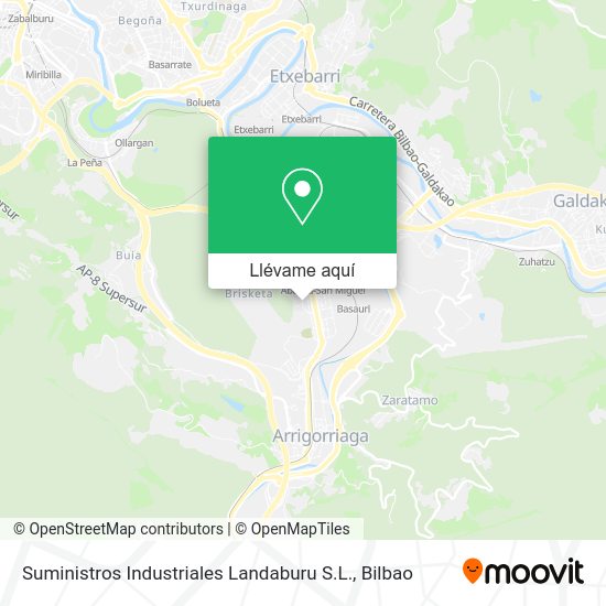 Mapa Suministros Industriales Landaburu S.L.