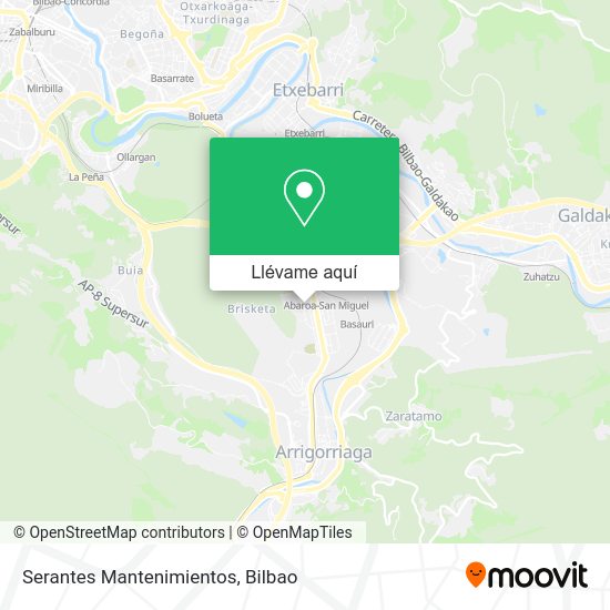 Mapa Serantes Mantenimientos