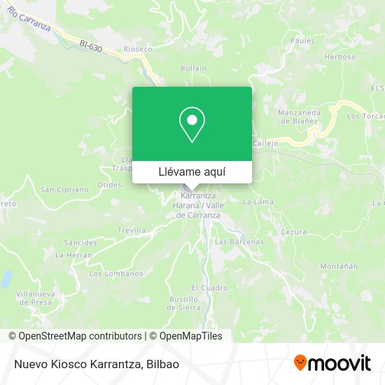 Mapa Nuevo Kiosco Karrantza