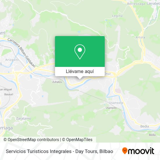 Mapa Servicios Turisticos Integrales - Day Tours