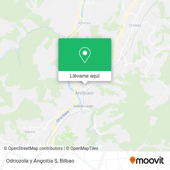 Mapa Odriozola y Angoitia S
