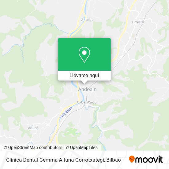 Mapa Clínica Dental Gemma Altuna Gorrotxategi