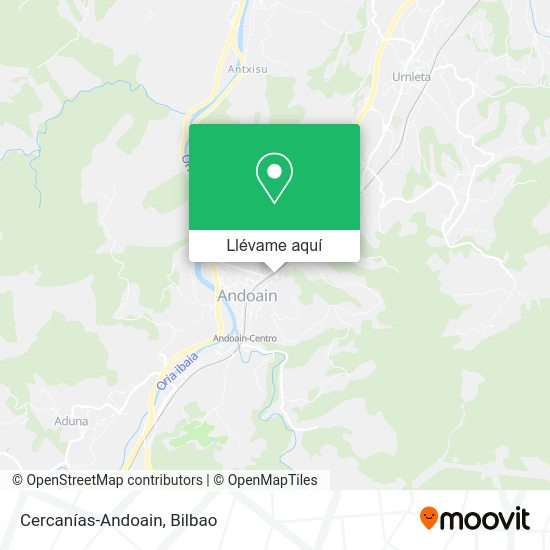Mapa Cercanías-Andoain