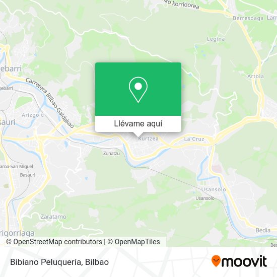 Mapa Bibiano Peluquería