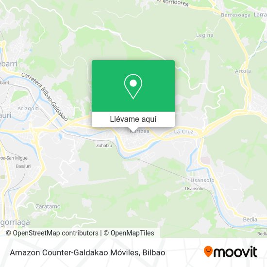 Mapa Amazon Counter-Galdakao Móviles