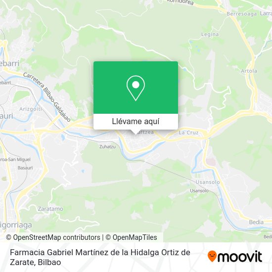 Mapa Farmacia Gabriel Martínez de la Hidalga Ortiz de Zarate