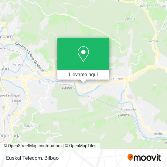 Mapa Euskal Telecom