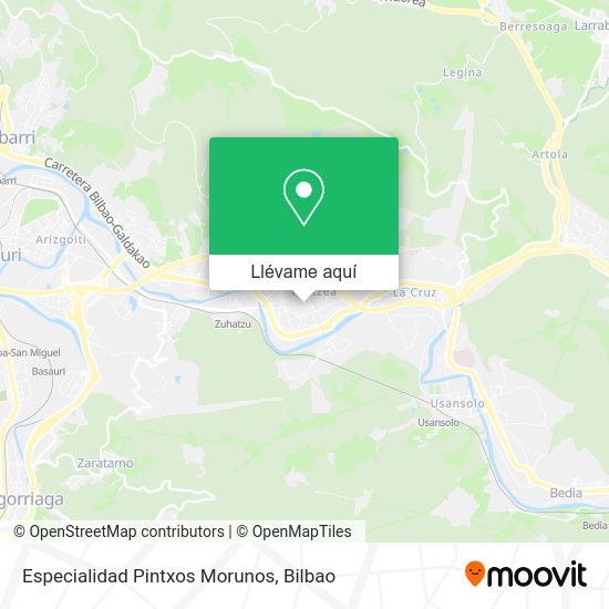 Mapa Especialidad Pintxos Morunos