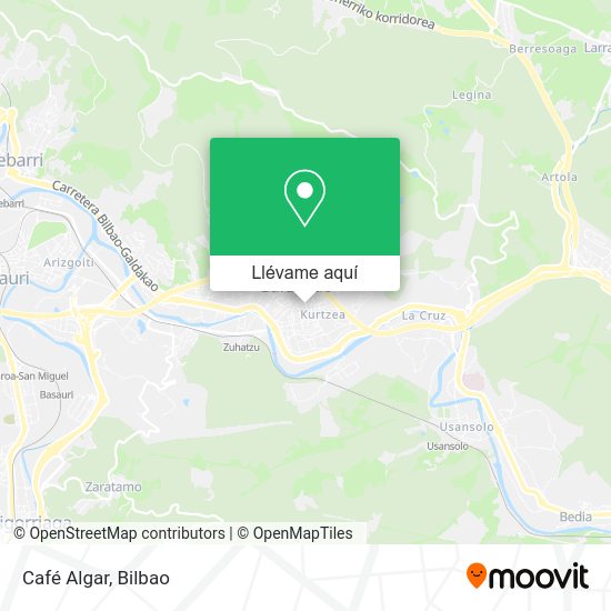 Mapa Café Algar