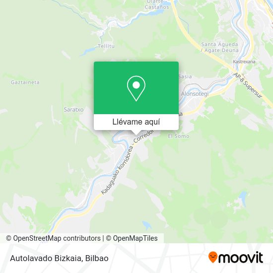 Mapa Autolavado Bizkaia