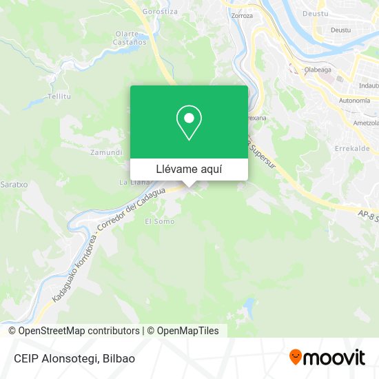 Mapa CEIP Alonsotegi