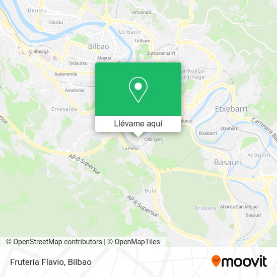 Mapa Frutería Flavio