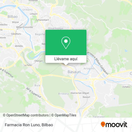 Mapa Farmacia Ron Luno
