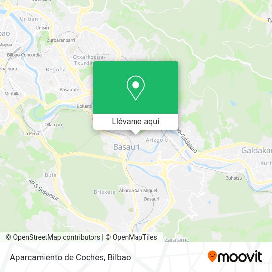 Mapa Aparcamiento de Coches
