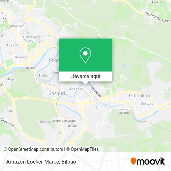 Mapa Amazon Locker-Marce