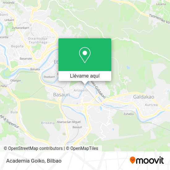 Mapa Academia Goiko