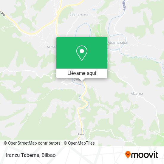 Mapa Iranzu Taberna