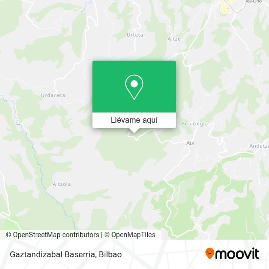 Mapa Gaztandizabal Baserria