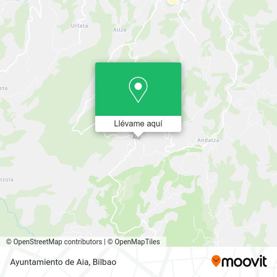 Mapa Ayuntamiento de Aia