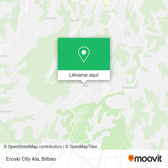 Mapa Eroski City Aia