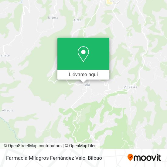 Mapa Farmacia Milagros Fernández Velo