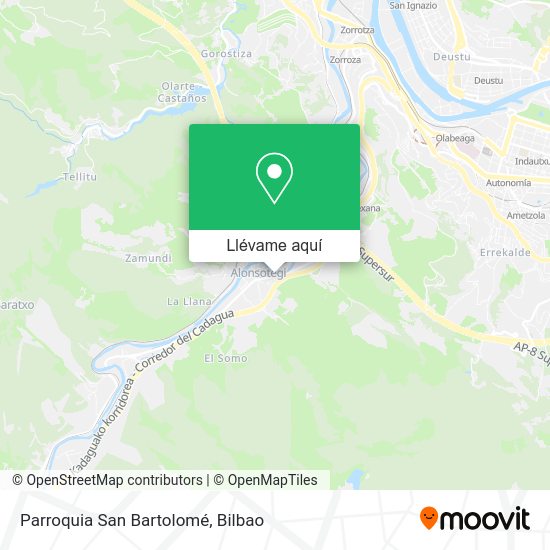 Mapa Parroquia San Bartolomé