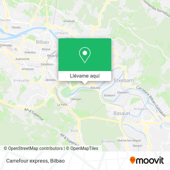 Mapa Carrefour express