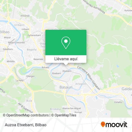 Mapa Auzoa Etxebarri