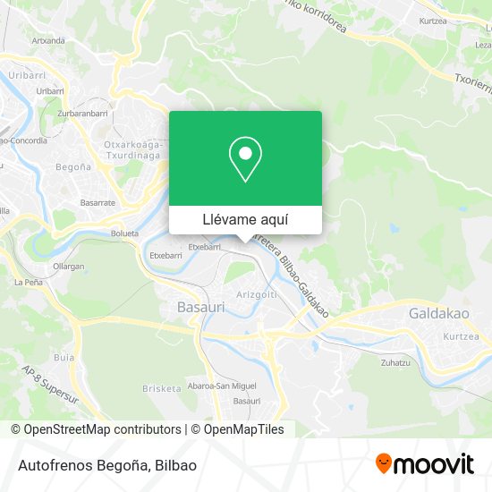 Mapa Autofrenos Begoña