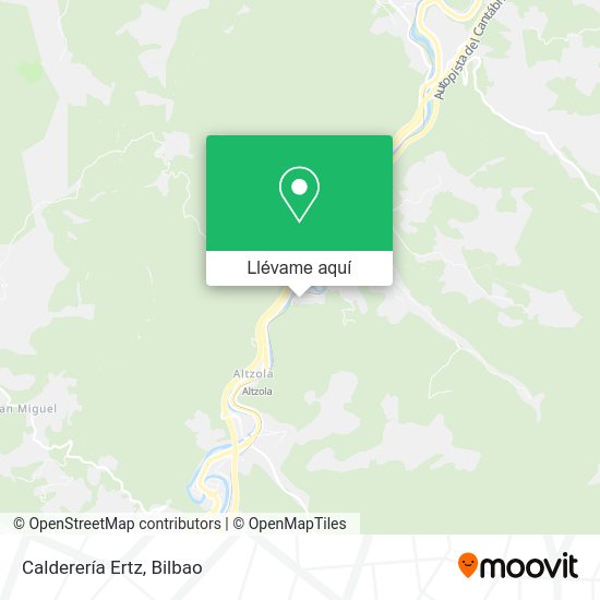 Mapa Calderería Ertz