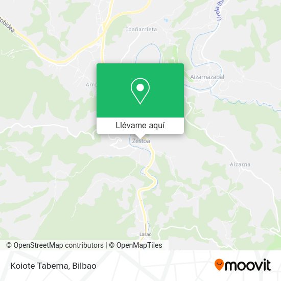 Mapa Koiote Taberna