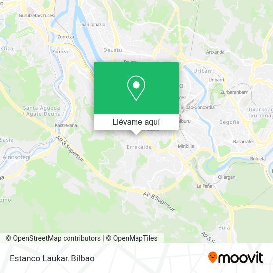 Mapa Estanco Laukar