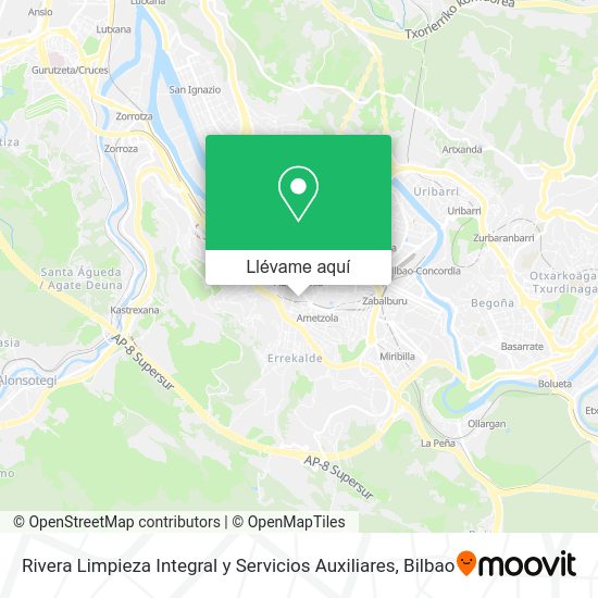 Mapa Rivera Limpieza Integral y Servicios Auxiliares