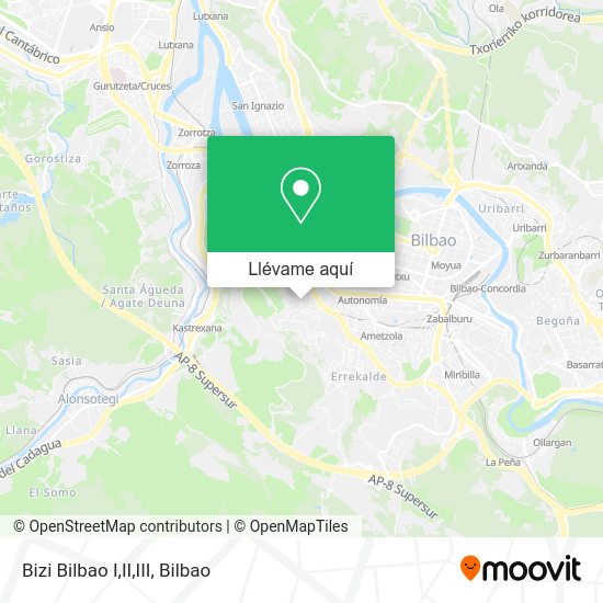 Mapa Bizi Bilbao I,II,III