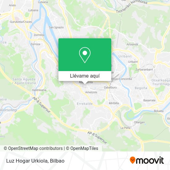 Mapa Luz Hogar Urkiola