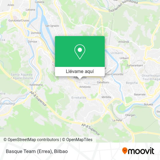 Mapa Basque Team (Errea)