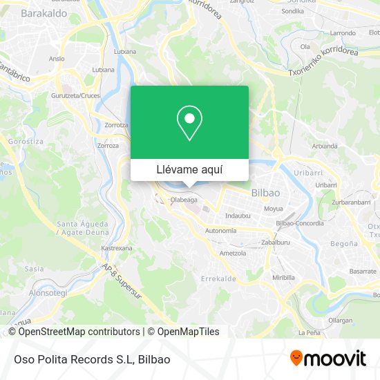 Mapa Oso Polita Records S.L