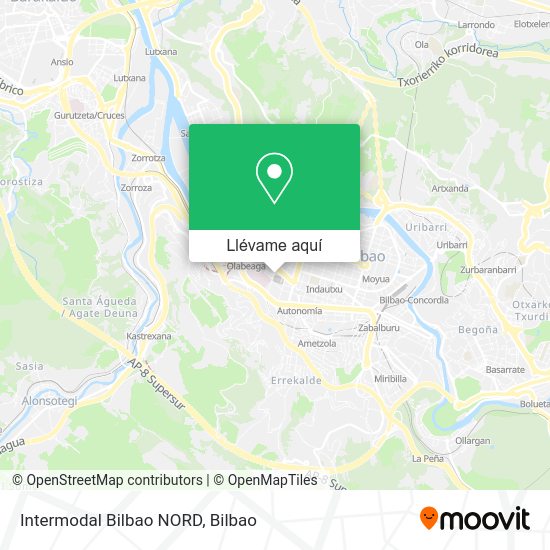 Mapa Intermodal Bilbao NORD