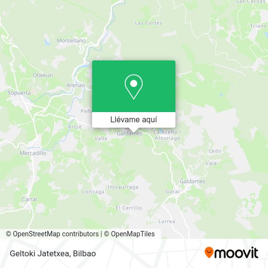 Mapa Geltoki Jatetxea