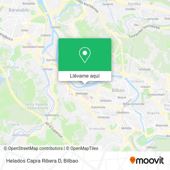 Mapa Helados Capra Ribera D