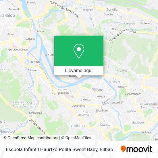 Mapa Escuela Infantil Haurtxo Polita Sweet Baby