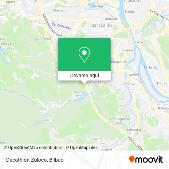 Mapa Decathlon Zuloco