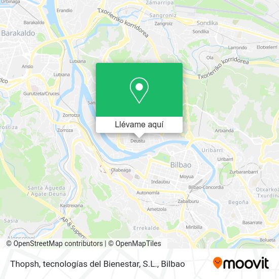 Mapa Thopsh, tecnologías del Bienestar, S.L.